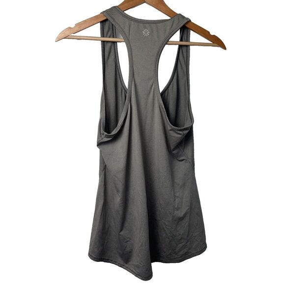 Athleta Small Gray Racerback Tank Top - Picture 2 of 3